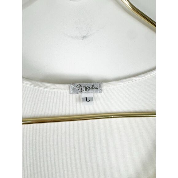 PJ Harlow Satin Pajama Set Women’s Sz L Jolie Bottoms/ Kiki Top sz L - Picture 4 of 8